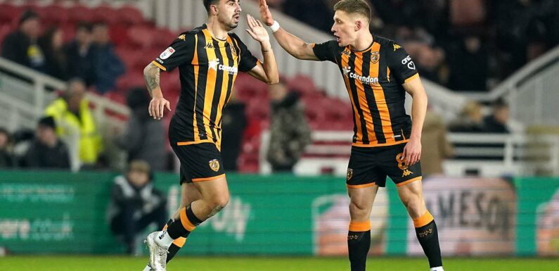 Middlesbrough 1-2 Hull: Liam Rosenior's side stage late comeback