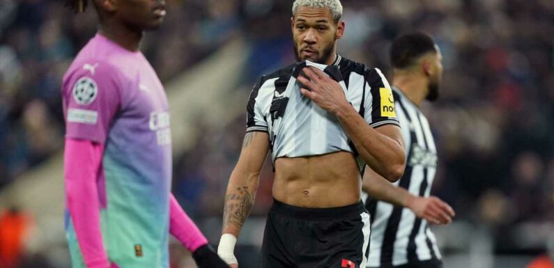 Newcastle crash out of Europe after home defeat to AC Milan