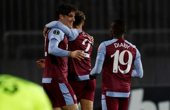 Nicolo Zaniolo’s debut goal for Aston Villa seals spot in Europa Conference League knockout stages