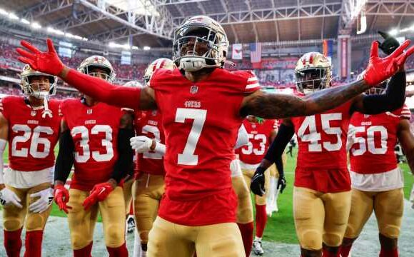 Niners clinch NFC West repeat with win over Cardinals 