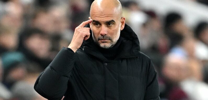 Pep Guardiola is looking to be the anchor in Man City's turnaround