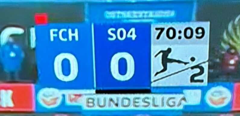 REVEALED: Why first half of Schalke vs Hansa Rostock lasted 78 MINUTES