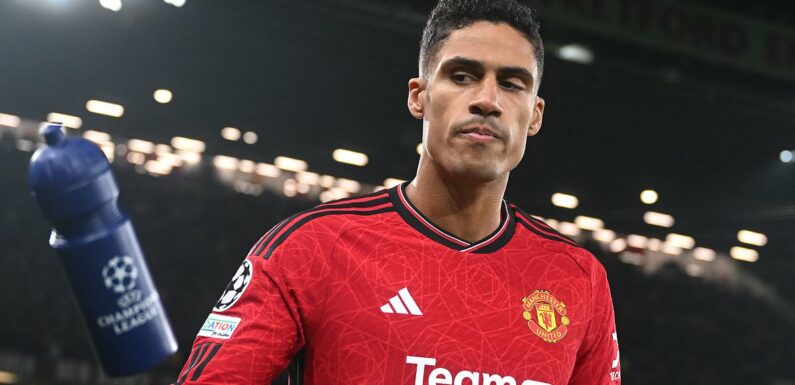 Raphael Varane 'could leave Man United for free in the summer'