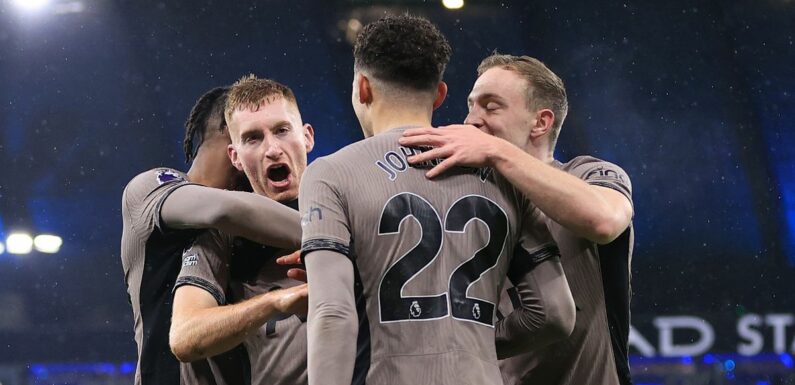 Spurs hailed for ‘showing balls’ by fearlessly going toe-to-toe with Man City
