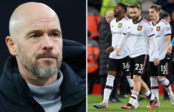 Ten Hag still has 11 ‘unprofessional’ Man Utd players from 7-0 Liverpool loss