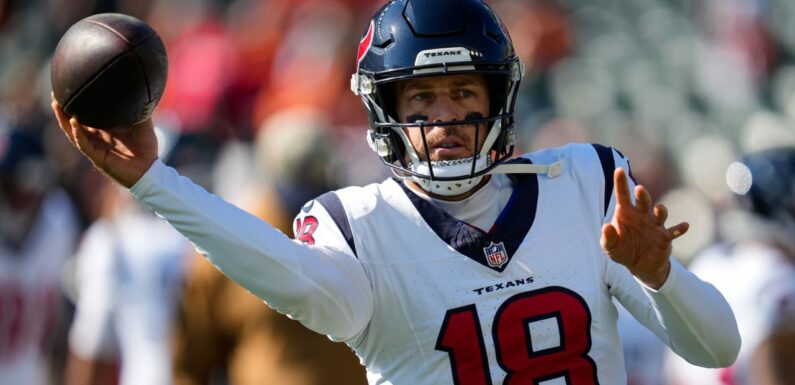 Texans to start veteran QB Case Keenum against Titans on Sunday