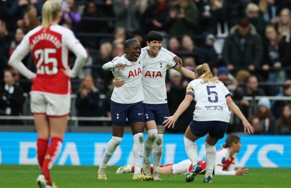 Tottenham stun Arsenal for historic WSL derby win