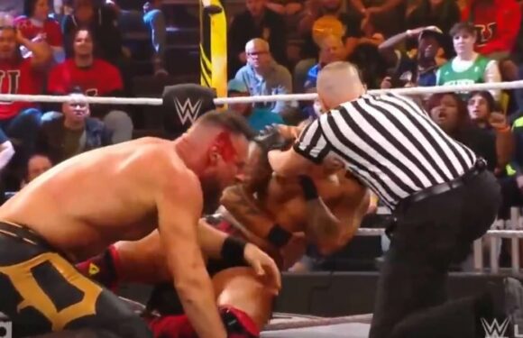 WWE fans left STUNNED as ring breaks mid-fight