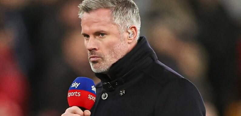 'He can't run!': Jamie Carragher blasts Man United star